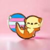 Trans Otter Pin